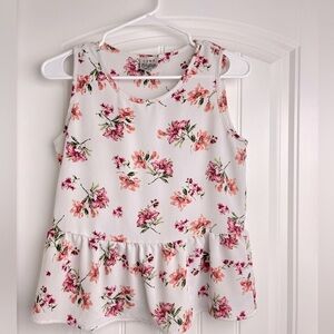Como Vintage Sleeve Floral Blouse
